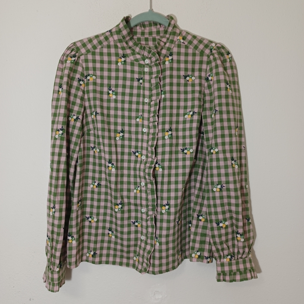 Boden Helena Brushed Cotton Top - Picture 4 of 8